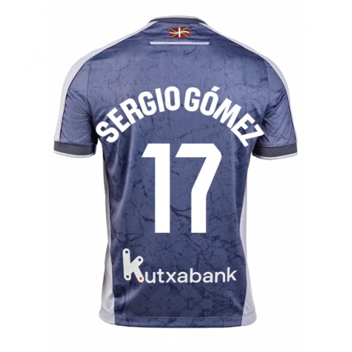 Real Sociedad Sergio Gomez #17 Replika Bortatröja 2025-26 Kortärmad